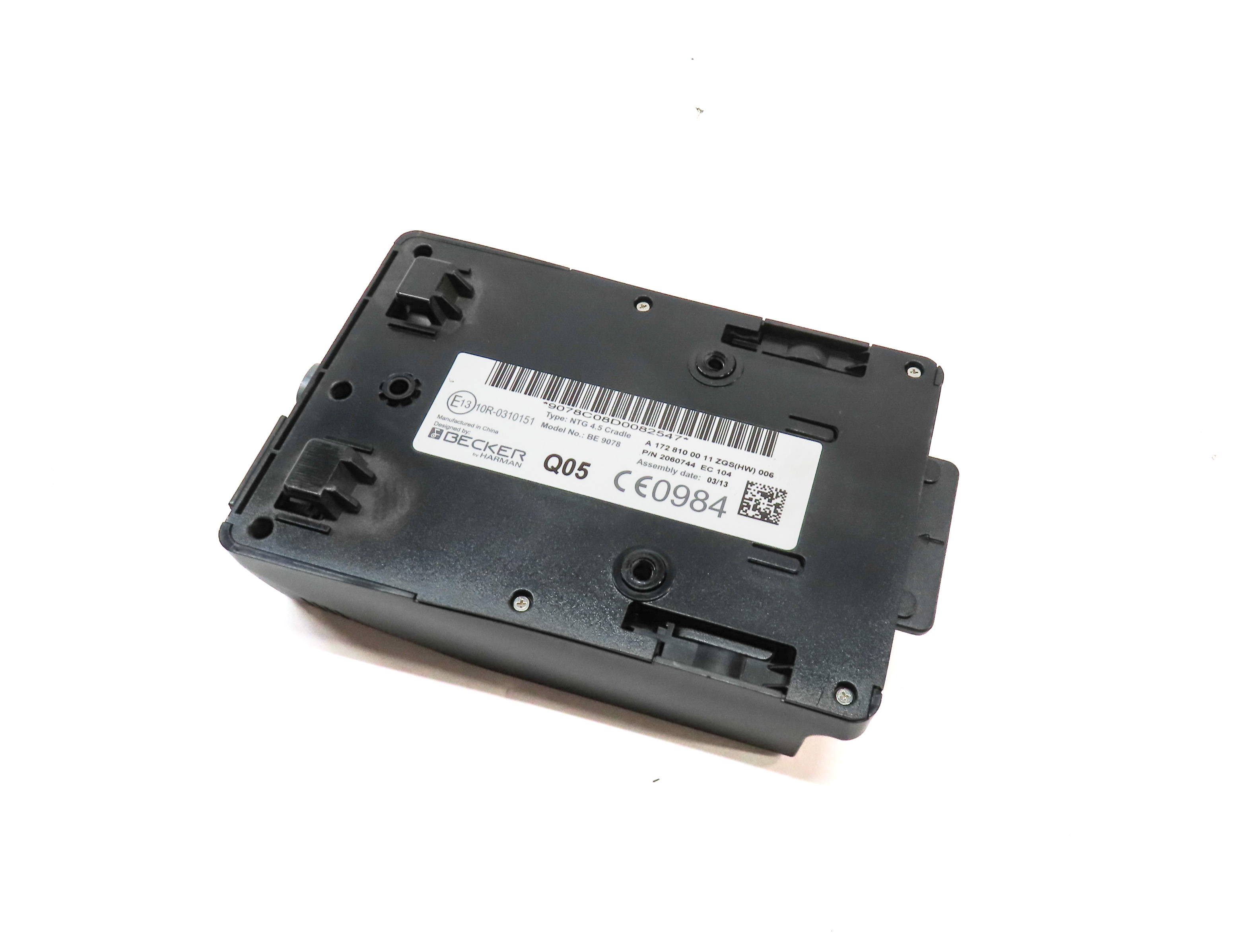 2013 MERCEDES C250 (W204) NAVIGATION MAP PILOT CONTROL MODULE DOCK MOUNT — exact item pictured
